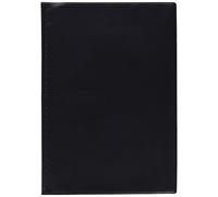 Grafoplas 3030010 - Cartella con 10 buste, formato protocollo, copertina in PVC, colore: nero