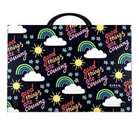 Grafoplás 37402444 Valigetta scolastica con manico, polipropilene, collezione Elena Corredoira, Hope