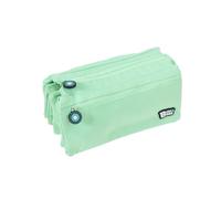 Grafoplás 37543326 Astuccio quadruple, Verde Mint, 23 x 12 cm, Bits & Bobs