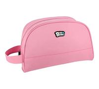 Grafoplás 37720053. Beauty case scuola, colore rosa, bits & Bobs, 26 x 15 x 12 cm, manico a mano, Rosa, 26x15x12cm, Beauty case rotondo con manico laterale
