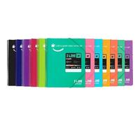 Grafoplás 39223036 Cartellina con spirale, A4, Turchese, 30 Custodie, Polipropilene, I Like Smile