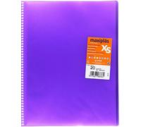 Grafoplás 39882035. Cartella da 20 buste, A4, Viola, Copertine Polipropilene, Maxi XS