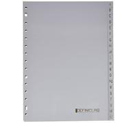 Grafoplas 522662 - Divisori alfabetici, formato A4, colore: grigio