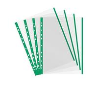 Grafoplas 5501120 - Buste in polipropilene con indicatore colorato, A4, colore: verde, 10 Pezzi