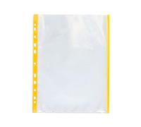 Grafoplas 5501160 - Buste in PP con indicatore colorato, formato A4, colore: giallo