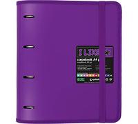 Grafoplás 88100535 Cartella con Ricambio A4, Viola, 6 Divisori e Busta Trasparente, Cartella Like