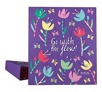 Grafoplás 88172634 Raccoglitore ad anelli A4, 4 anelli misti, 40 mm, collezione Elena Corredoira, Flow