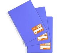 Grafoplás 98525964 Confezione da 3 quaderni scolastici, Milimetro, A4, copertina in polipropilene, lavanda, certificato FSC, serie ColorNote