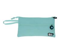 Grafoplás | Astuccio scolastico piatto | azzurro | 2 tasche | 23,5 x 12 cm | bits&bobs | Colori morbidi, Blu Soft, 23,5x12cm, Scuola