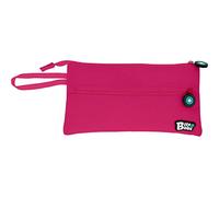 Grafoplás | Astuccio scolastico piatto | Fucsia | 2 tasche | 23,5 x 12 cm | bits&bobs | Colori vivaci, fucsia, 23,5x12cm, Scuola