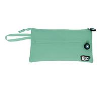 Grafoplás | Astuccio scolastico piatto | menta | 2 tasche | 23,5 x 12 cm | bits&bobs | Colori morbidi, Mint Soft, 23,5x12cm, Scuola