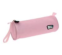 Grafoplás | Astuccio scolastico rotondo | Rosa chiaro | 23x8cm | bits&bobs | Colori morbidi, Rosa Soft, 23x8cm, Scuola