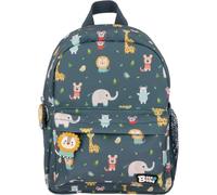 Grafoplas Bits&Bobs Safari - Zaino scuola 28,5 x 21,5 x 10 cm, 100% PET riciclato, perfetto per bambini, asilo e primaria, schienale imbottito e cinghie, fascia toracica, ideale come regalo