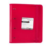 Grafoplás Carpebook 88100054 Multiline 4 Anelli con Ricarica e Divisori, A4, Fucsia, Polipropilene, Rigato