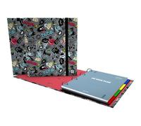 Grafoplas Carpesano - Anelli A4, Carpebook Bits&Bobs Awesome, include ricambio + divisori + planner + adesivi + busta trasparente, perfetto per le scuole