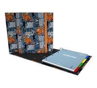 Grafoplas Carpesano - Anelli A4, Carpebook Bits&Bobs Basketball, include ricambio + divisori + planner + adesivi + busta trasparente, perfetto per le scuole