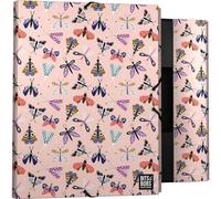Grafoplás | Cartella a 3 alette | Cartone foderato, copertina rigida, formato foglio, design Bits&Bobs Pop Up Design, Butterfly | Morbido al tatto | Certificato FSC