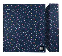 Grafoplas - Cartella ad anelli A4, Hearts Bits&Bobs, 4 anelli misti 40 mm, perfetto materiale scolastico per archiviare, coperchi rigidi in cartone, plastica morbida, certificato FSC