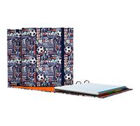 Grafoplás | Cartella anelli con ricambio A4 | Include 100 fogli a quadretti 5 x 5 | Separatori | Busta trasparente | Bits&Bobs Pop Up Design | Winners | Carpebook | FSC