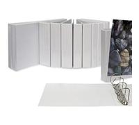 Grafoplás Cartella Canguro A4 4 Anelli 52 mm, Bianco