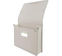 Grafoplas - Cartella con soffietto maxi e gomma, formato A4+, 26 x 34,5 x 8 cm, sabbia, capacità extra per documenti di carta, collezione di cancelleria like, perfetto materiale scolastico e da