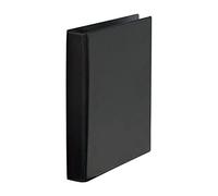 Grafoplás - Cartella F a 2 anelli misti da 40 mm, colore: nero