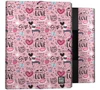 Grafoplás | Cartella scolastica a 3 alette | Cartone foderato | Copertina rigida | Formato foglio | Design Bits&Bobs Pop Up Design, Sweet| Morbido al tatto | Certificato FSC