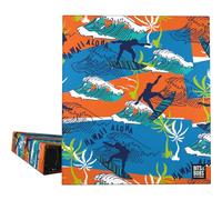 Grafoplás | Cartella scolastica A4 | 4 anelli misti 40 mm | Hawaii Bits&Bobs Pop Up Design | Perfetto materiale scolastico | Coperchi rigidi in cartone | Certificato FSC