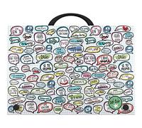 Grafoplás Collezione Sii Tuo Cartella Scuola con Manico, Modello Sii Positivo, Folio, Sii positivo