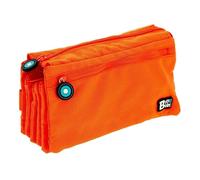 Grafoplás - Estuche Portatodo Cuádruple De Alta Capacidad Para Material Escolar Naranja