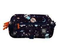Grafoplas - Pencil Case with 3 Compartments, Bits&Bobs Cosmos, 23 x 10 x 10 cm,