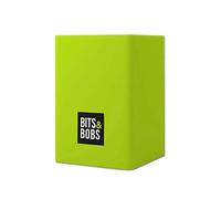 Grafoplás, portapenne, verde, silicone, 9,5 x 6,5 x 6,5 x 6,5 cm, perfetto per scrivania, Bits&Bobs Pop Up Design, colori vivaci