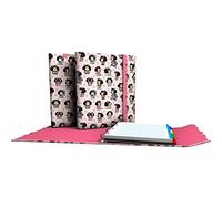 Grafoplás | Raccoglitore 4 anelli con ricambio e gomma | Include separatori | 4 anelli D 25 mm | Carpeplus | Design Mafalda unico | Certificato FSC