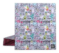 Grafoplás | Raccoglitore ad anelli A4 | 4 anelli misti 40 mm | Collezione Bits&Bobs Pop Up Design | Fantasy | Certificato FSC