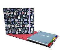 Grafoplas - Raccoglitore ad anelli A4, Carpebook Bits&Bobs Miau, include ricambio + divisori + planner + adesivi + busta trasparente, perfetto per le scuole