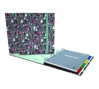 Grafoplas - Raccoglitore ad anelli A4, Carpebook Bits&Bobs Park, include ricambio + divisori + planner + adesivi + busta trasparente, perfetto per le scuole