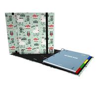 Grafoplas - Raccoglitore ad anelli A4, Carpebook Bits&Bobs Party, include ricambio + divisori + planner + adesivi + busta trasparente, perfetto per le scuole