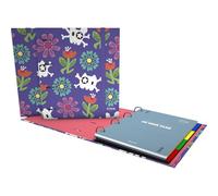 Grafoplas - Raccoglitore ad anelli A4, Carpebook Pirate by Elena Corredoira, include ricambio + divisori + planner + adesivi + busta trasparente, perfetto per le scuole