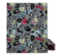 Grafoplas - Raccoglitore ad anelli per la scuola A4, 4 anelli misti 25 mm, Bits&Bobs Awesome, FSC
