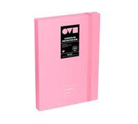 Grafoplas | Raccoglitore per progetti | Dorso 3 cm | Formato foglio | Coperchio rigido | PolyFoam | Resistente e Ultraleggero | Colore Rosa | Collezione Unequal Minimal | Perfetto per documenti