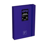 Grafoplas | Raccoglitore per progetti | dorso 5 cm | formato foglio | copertina rigida | Polyfoam | resistente e ultra leggero | colore blu | collezione Unequal Minimal | perfetta per documenti
