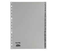 Grafoplas - Separatore numerico progetti in pp 1 - 31 A4 Grigio -