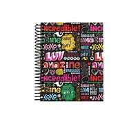 Grafoplás | Taccuino copertina rigida A6 | 100 fogli quadrati 5 x 5 | 70 g | Bordi 4 Colori | Collezione Design Bits&Bobs Pop Up Design Nice Day | Certificato FSC