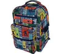 Grafoplás Zaino grande Bigpack Bits&bobs Zaino scuola grande Bigpack Unisex bambini (confezione da 1), blu, 32x46x24cm, Scuola