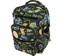 Grafoplás - Zaino scuola grande, 32 x 46 x 24 cm, 31 litri, zona imbottita per laptop, modello Bigpack, design Streetball, Bits&Bobs Pop Up Design, massima ergonomia, blu, XL, Scuola