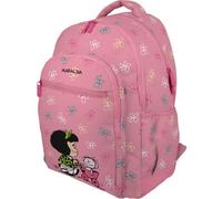 Grafoplás - Zaino scuola Mafalda Baby Cart, tre scomparti, 33 x 46 x 22,5 cm, 30 litri, zona imbottita per portatile, adattabile al carrello, perfetto per il Cole, Rosa, 33x46x22,5cm, Scuola