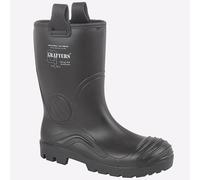 Grafters Antiochia Sicurezza Completa Impermeabile da Lavoro Uomo Slip-On Nero