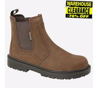 Grafters San Diego Uomo Acqua Resistente Lavoro Outdoor Sicurezza Stivali Brown