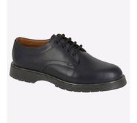 Grafters Scarpe Eleganti Uomo In Pelle Smart Con Lacci 4 Occhiello Nere