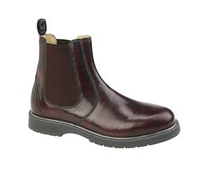 Grafters Stivali Chelsea Pelle Uomo (48 EU) (Borgogna)
